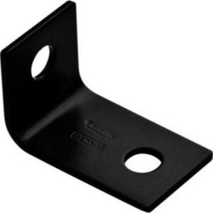 National Hardware Black Steel Corner Brace 1-1/2”x2-1/2”