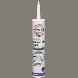 Polyblend Natural Gray Sanded Ceramic Tile Caulk 10.5 oz