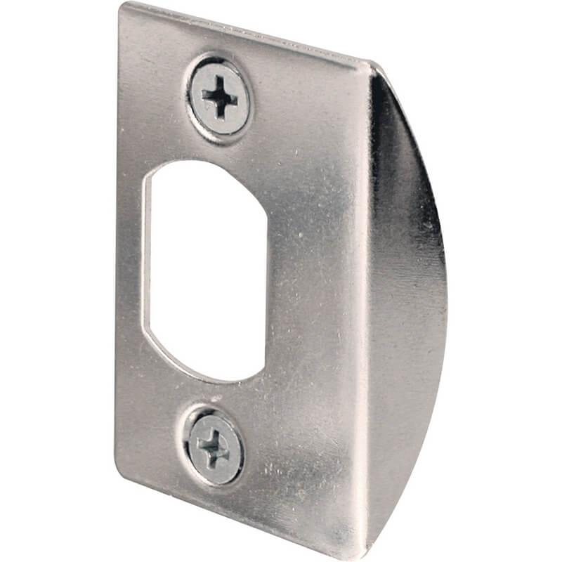 Prime-Line Chrome Steel Latch Strike Plate 2-1/4”x1-7/16”