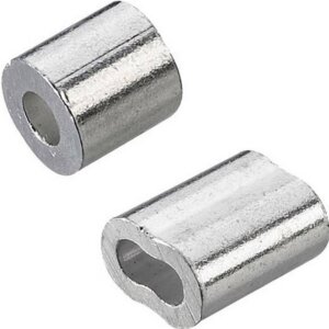 Richelieu Aluminum Cable Ferrules & Stops 1/8” 2 pk