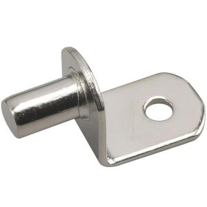 Richelieu Silver Metal Shelf Support Pegs 5mm 8 pk