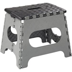 Simple Spaces Plastic Folding Step Stool 10-5/8”