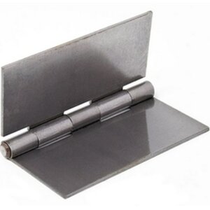 Stainless Steel Flat Hinge 12ga 4”x4”