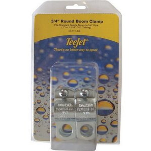 TeeJet Round Boom Clamps 3/4” 2 pk