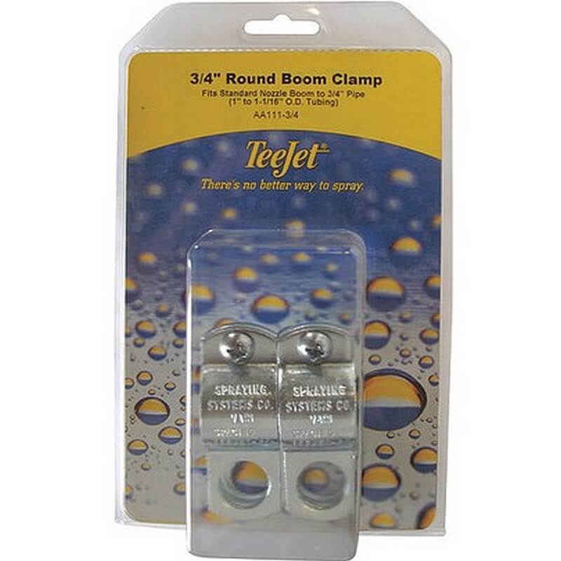 TeeJet Round Boom Clamps 3/4” 2 pk