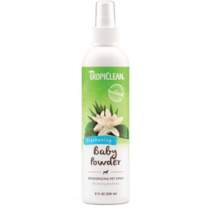 TropiClean Baby Powder Deodorizing Pet Spray 8 oz