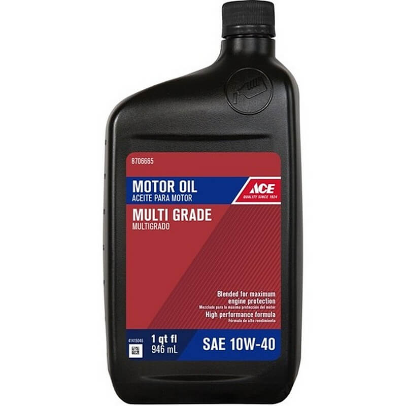 Ace SAE 10W-40 4 Cycle Multi-Grade Motor Oil 1 qt