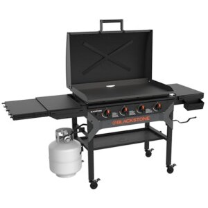 Blackstone Iron Forged 4-Burner Propane Griddle with Hood 36”