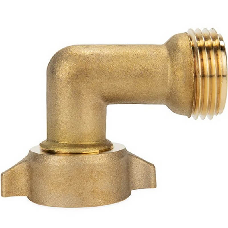 Camco 90 Degree Brass RV Water Hose Elbow