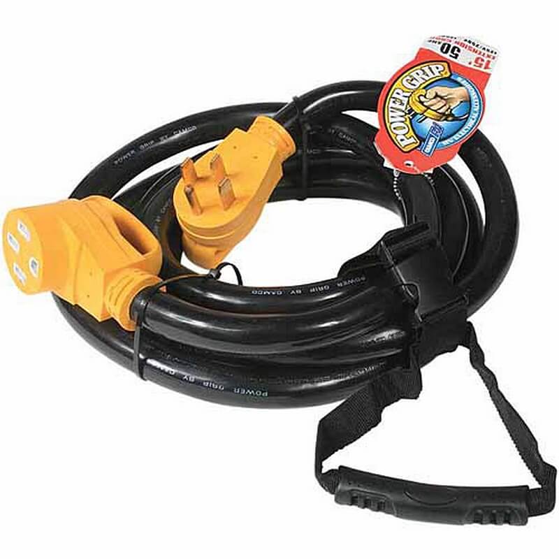 Camco PowerGrip RV Extension Cord 50A 15’