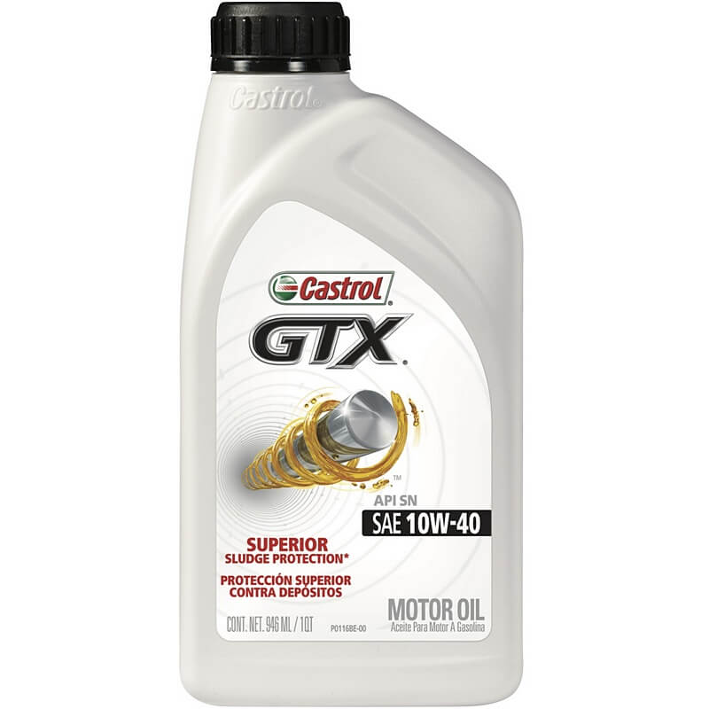 Castrol GTX 10W-40 Motor Oil 1 qt