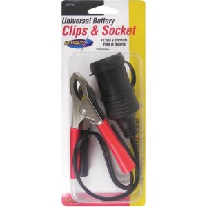 Custom Accessories Universal Battery Clips & Socket 12V