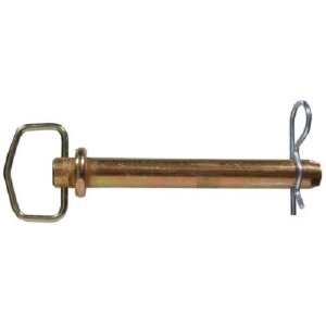 Hillman Zinc-Plated Steel Receiver Hitch Pin w/ Ring 1/2”x4”