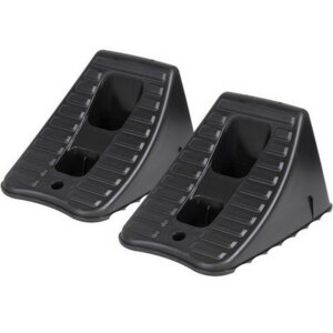 Hopkins FloTool Heavy-Duty Plastic Wheel Chocks 2 pk