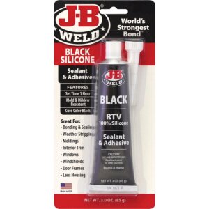 J-B Weld Black Silicone All-Purpose RTV Sealant & Adhesive 3 oz