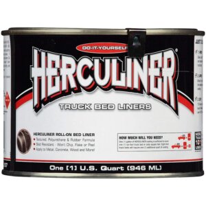 J-B Weld Herculiner Brush-On Black Truck Bed Liner Coating 1 qt