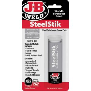 J-B Weld SteelStik Dark Gray Epoxy Putty Stick 2 oz