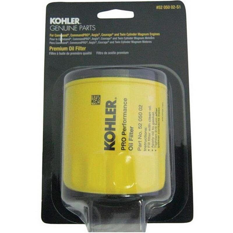 Kohler Large Capacity Spin-On Oil Filter #52 050 02-S1