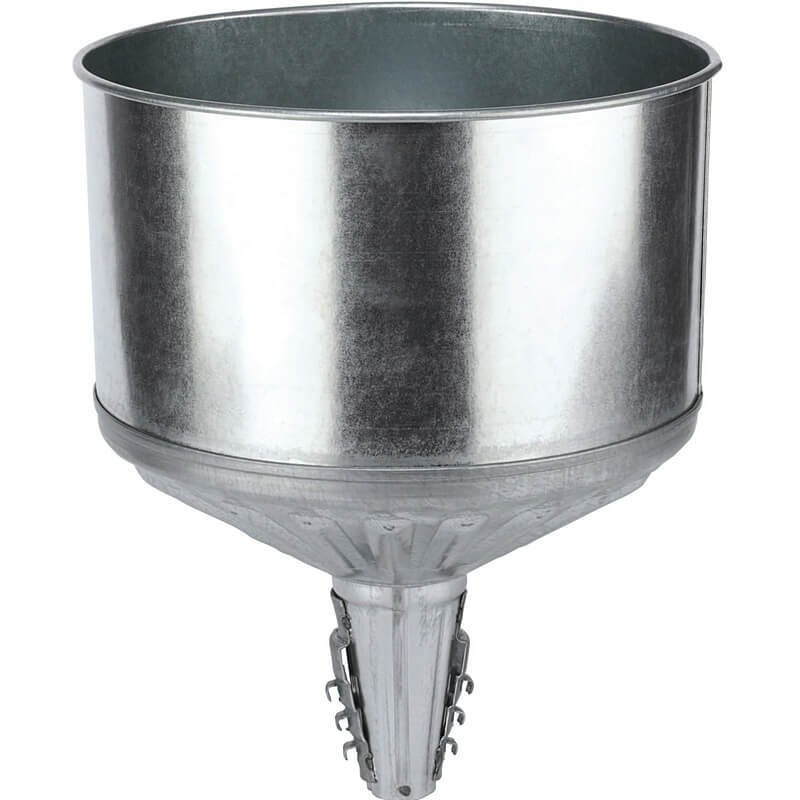 LubriMatic 75-008 Galvanized Steel Tractor Funnel 8 qt