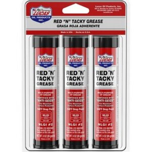 Lucas Oil Red “N” Tacky Multi-Purpose Grease Stick 3 oz 3 pk