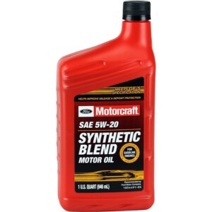 Motorcraft SAE 5W-20 Synthetic Blend Motor Oil 1 qt