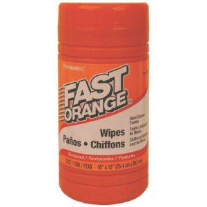 Permatex Fast Orange Citrus Scent Hand Cleaner Wipes 72 ct