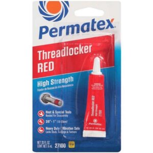 Permatex High Strength Red Threadlocker 6 mL