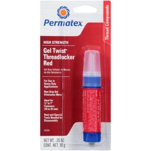 Permatex High Strength Red Threadlocker Gel 0.35 oz
