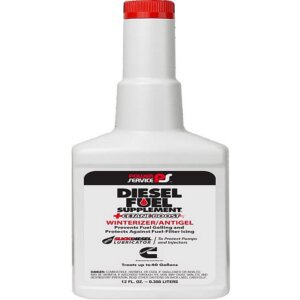 Power Service Diesel Fuel Supplement + Cetane Boost Winterizer Anti-Gel 12 oz