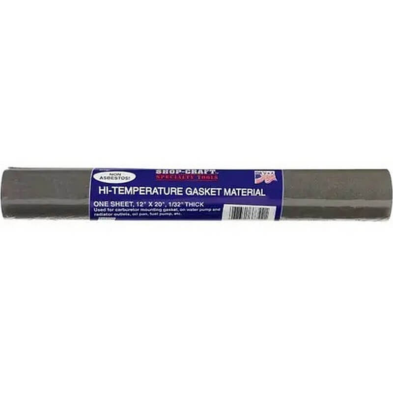 Shop Craft Type-1 Non-Asbestos Hi-Temperature Gasket Material 1/32”x12”x20”