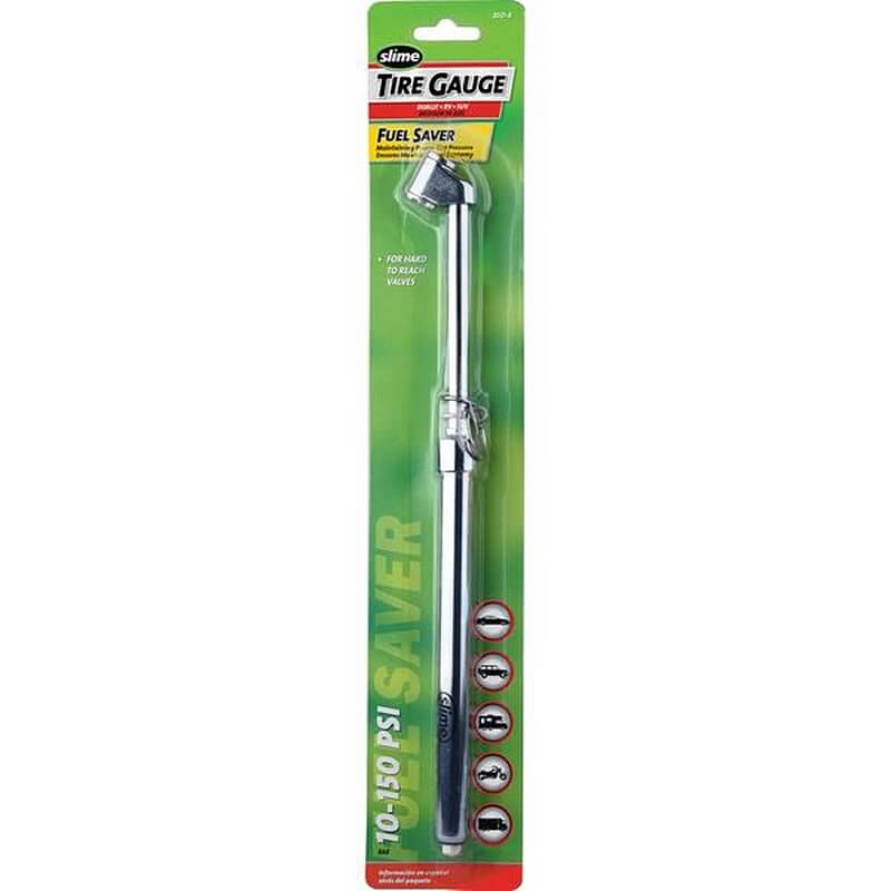 Slime Dual Head Tire Pressure Gauge 10-150 PSI