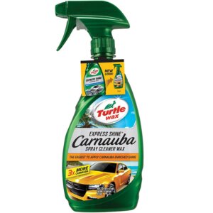 Turtle Wax Express Shine Carnauba Spray Cleaner Car Wax 16 oz