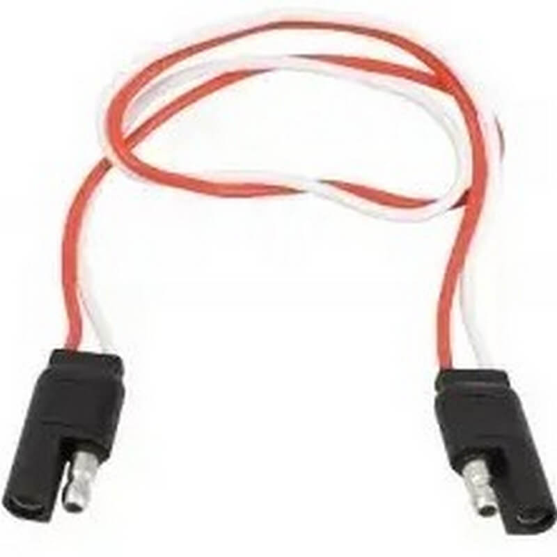 Uriah 2-Wire Bullet Style Flat Loop Trailer Connector 12”