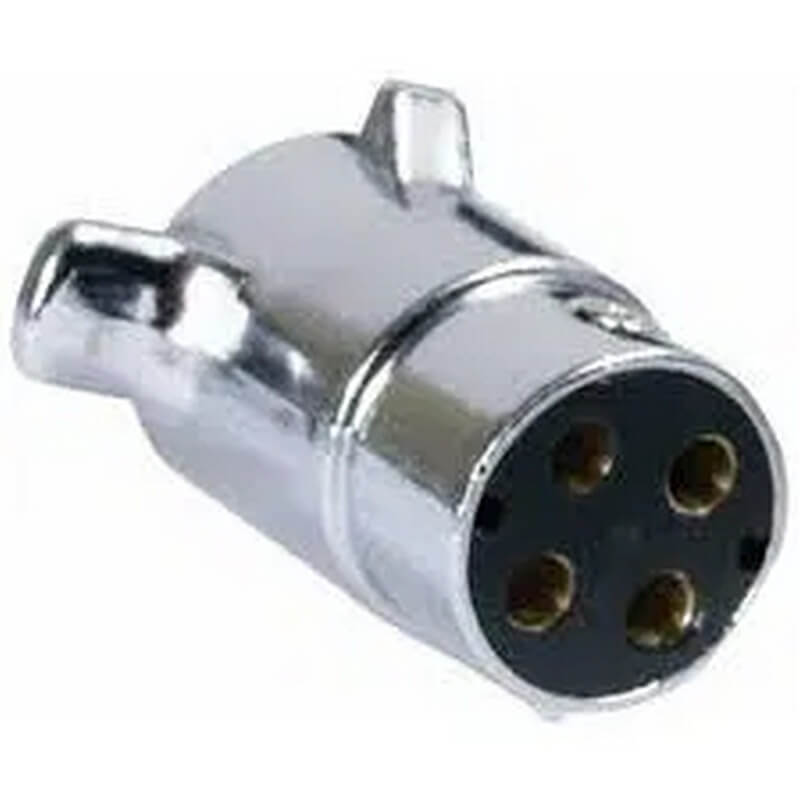 Uriah 4-Pole Round Trailer End Connector