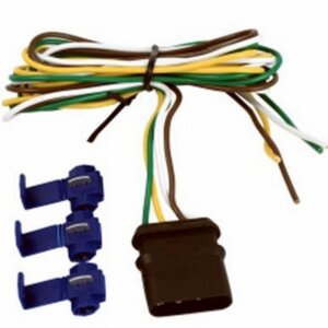 Uriah 4-Way Flat Trailer End Connector with Wire 48”