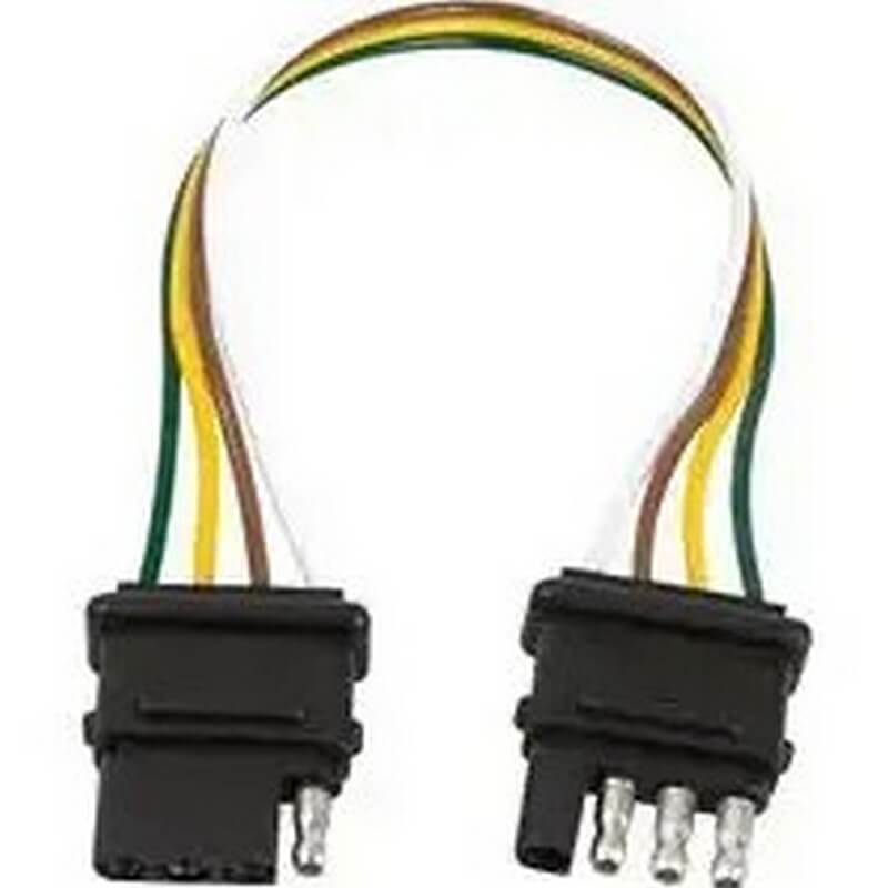 Uriah 4-Way Flat Trailer Wiring Extension Loop 12”