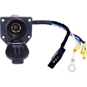 Uriah 4-Way Flat to 7-Way Blade Trailer Electrical System Adapter