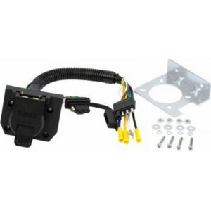 Uriah 4-Way Flat to 7-Way RV Blade Trailer Wiring Adapter