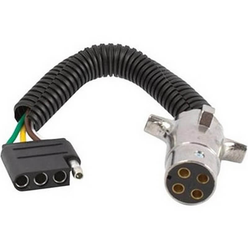 Uriah 4-Way Round to 4-Way Flat Trailer Connector