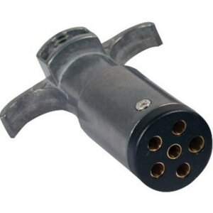 Uriah 6-Way Round Pin Trailer End Connector