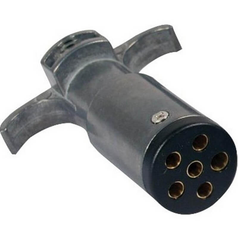 Uriah 6-Way Round Pin Trailer End Connector