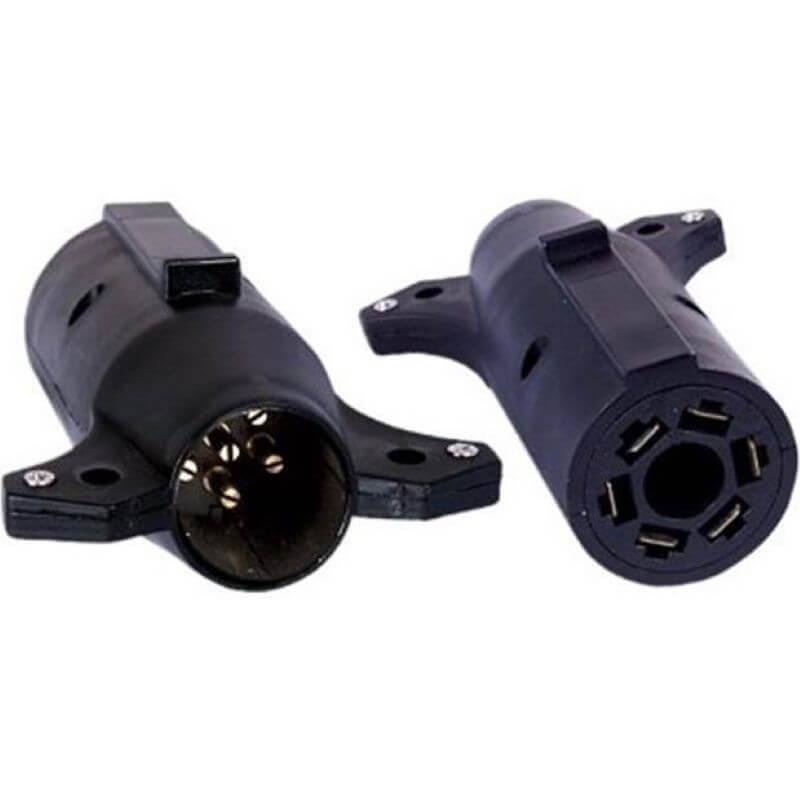 Uriah 7-Way to 6-Round RV Trailer Connector Adapter