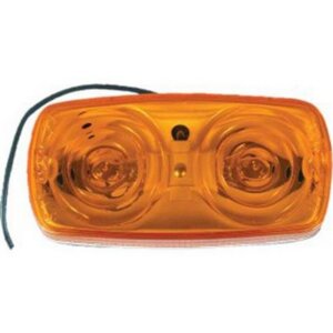 Uriah Amber Double Bullseye Lens Trailer Marker/Clearance Light