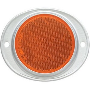 Uriah Amber Trailer Reflector with Aluminum Housing 3”