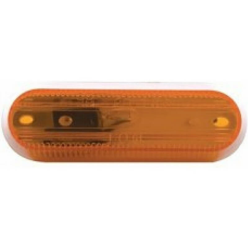 Uriah Oval Amber Clearance Marker Light 3-1/2”x1-1/8”
