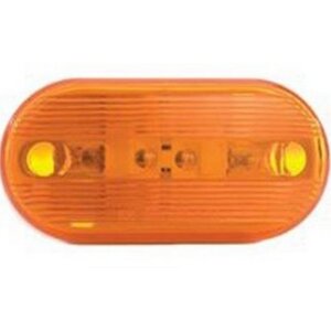 Uriah Oval Amber Incandescent Marker-Clearance Trailer Light 4-1_8”x2”