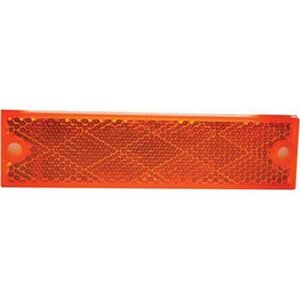 Uriah Rectangular Amber Adhesive Back Trailer Reflector 4-3/8”x1-1/8”