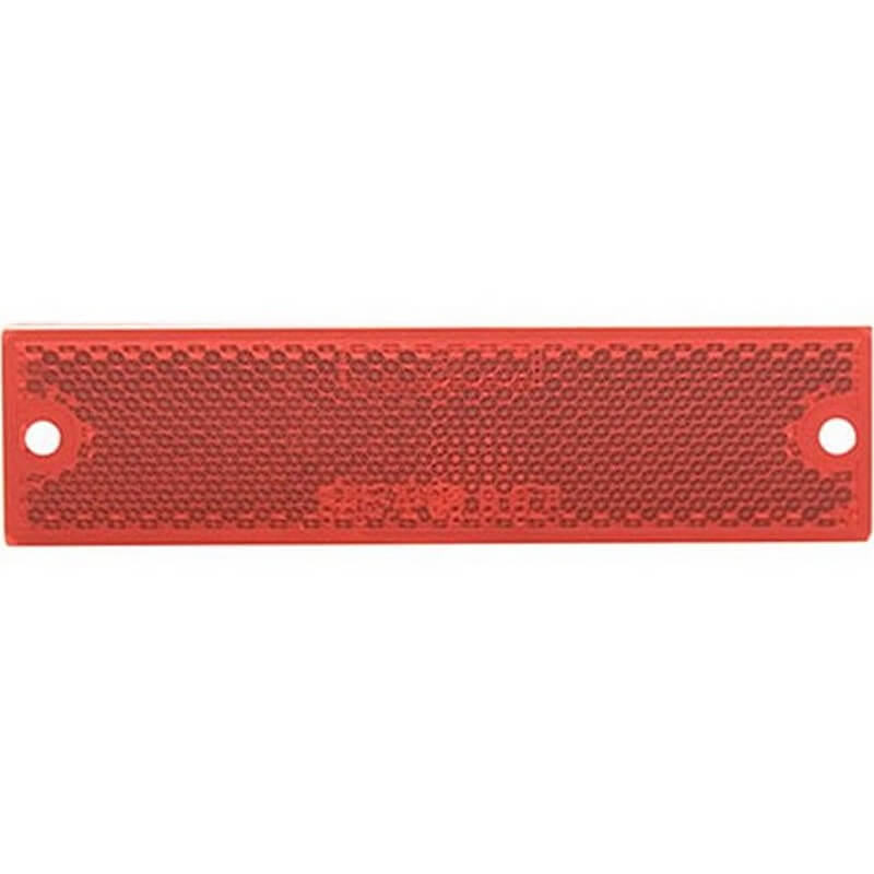 Uriah Rectangular Red Trailer Reflector 4-3/8”x1-1/8”