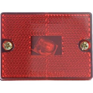 Uriah Rectangular Red Trailer Side Marker Lens