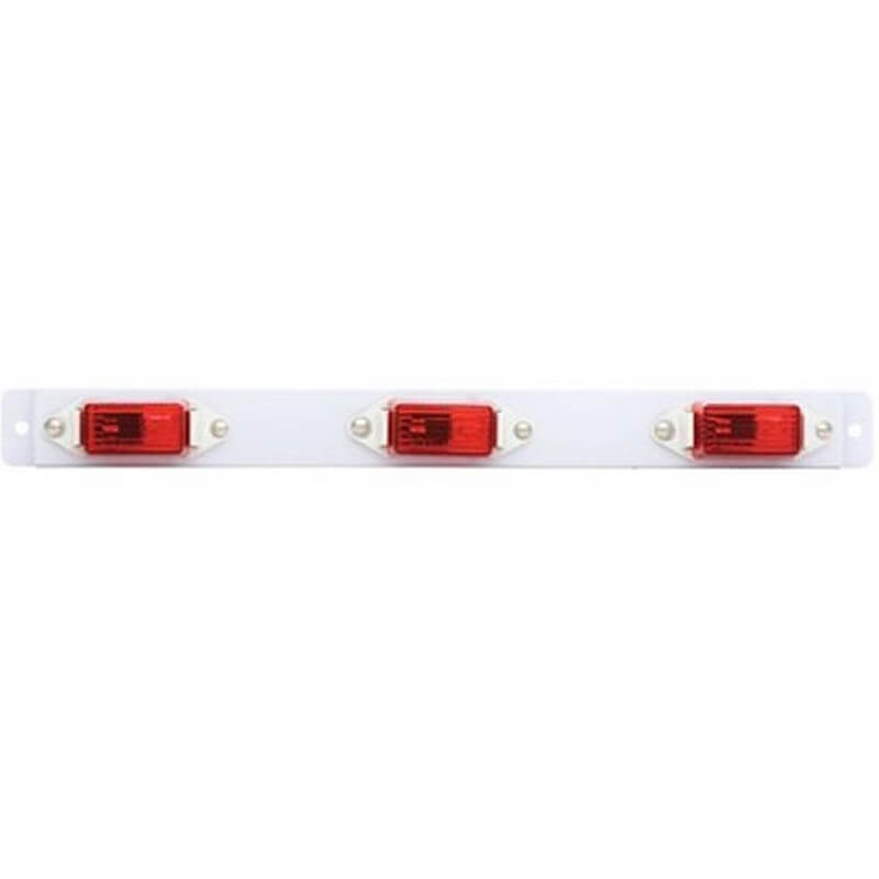 Uriah Red 3-Light Identification Bar Light